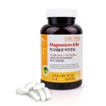 산화 마그네슘 비타민B6 400 캐나다 마그네슘 영양제 남자 여성 마그네슘 성인 마그네슘 캡슐 마그네시움, 90정, 1개