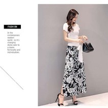 해피니스 여성 플라워 치마바지[110]