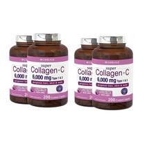 Carlyle 미국직배송 콜라겐 6000mg 비타민C 60mg 200정 2병 4병 6병판매