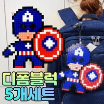 복돼지마켓 디폼블럭 5개 세트, 거미맨