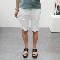 구스마켓 남자 데일리 5부 면 밴딩 반바지 (4color)