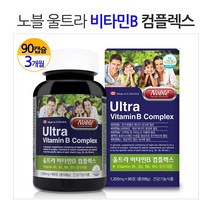 비타민B 컴플렉스 고함량 활성 비타민B군 영양제 비오틴 엽산 나이아신 판토텐산 미네랄 보충제 종합 비타민비 복합제, 90정, 1박스