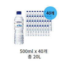 해태음료 강원 평창수 생수, 8개, 20L