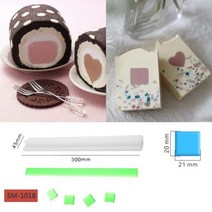 수제 디저트 실리콘 몰드 틀 다양한 케이크 DIY 금형 입체 모양 크리스마스 트리 돌고래 달 사랑 라운드 튜브 샌드위치, Cube SM-1018