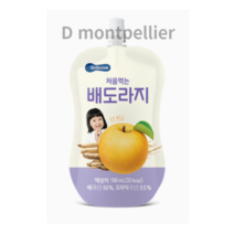 베베쿡 처음 먹는 배도라지 유아 음료, 국산 배도라지맛, 100ml, 20개