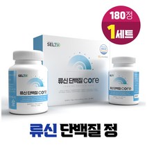 류신 단백질 정 산양유 단백 분말 WPH WPC 동물성 식물성 담백질 밸런스, 1세트, 90정 x 2통