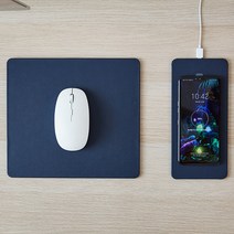 파우트 분리형 초고속 무선충전 마우스패드 HANDS3 SPLIT, 미드나잇블루, 1개