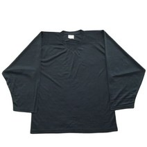 아이스하키복 아이스하키져지 한덕 메쉬 통기성 하키 연습 저지 및 여름/더운 지역에 적합 블랙 화, 01 Black_09 YG