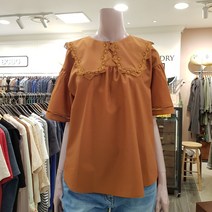 BCBG [올앤선드리] 러블리 레이스카라 블라우스** *블러썸BL*A1M4B418