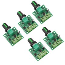 전압조절기DC 1.8V 3V 5V 6V 12V 2A PWM 모터 속도 컨트롤러 저전압 가변 드라이브 모듈 1803BK SEWS-5PC, 한개옵션0