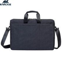 리바케이스 17인치 노트북 가방 8355 남자 여성 대형 캐주얼 정장 숄더백