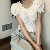 헤이기븐 준프릴 셔링 스모크 블라우스 (8713497)