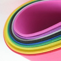 문구조아 EVA 시트 스펀지 2T 3T 5T 칼라고무판 E.V.A 에바, $QLC_EVA 5mm : 파랑