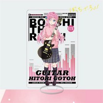 열쇠고리 인형 지퍼 줄 애니메이션 Bocchi 바위 피규어 아크릴 스탠드 모델 고투 히토리 이치치 니지카 야, 01 15 cm, 01 1