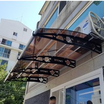 1870X9600 렉산색상 테라스파고라 폴리카보네이트 돌출차양 렉산지붕제작 햇빛가리게, 블루, 블랙, 블랙