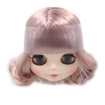 관절인형 공장 블라이스 인형 머리 바디 없는 반짝이는 얼굴 커스텀 DIY, Head W