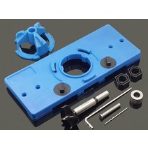 원형톱가이드 전기 원형톱 가이드 바 조기대 미터 35mm 숨겨진 구멍 위치 지정 구멍 톱 목공 설치 캐비닛 옷장 도어 힌지 지그 고정 드릴링 diy 도구, 푸른, 02 Blue