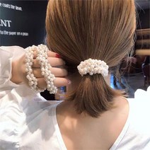 앨리스도매 파티패션 진주머리끈 패션 예쁜머리끈 헤어악세서리 (8976231)