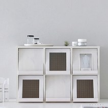 마켓비 FILMON 미니수납장 6문 4262 NFM4262H 가로형 수납장, 화이트파인베니어 1713.7642