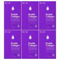 베라라이프 더블콜라겐 30포 x 6개 300달톤 저분자 피쉬콜라겐 펩타이드 먹는 어린 엘라스틴 히알루론산