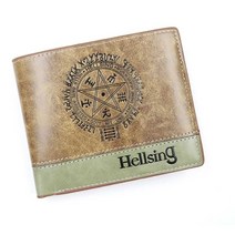 pu khaki short wallet of jojo pirate king 해골 데스 노트 페어리 테일 토토로 소드 아트 온라인 attack on titan with coin