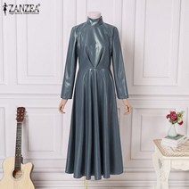 여성 파티 허리 롱 드레스 2022 솔리드 a 라인 가운 프랑스어 우아한 원피스 310
