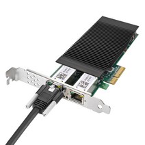 넥스트) 산업용 2포트 PoE PCIe 듀얼 기가 랜카드 Frame Grabber Card NEXT-POE3202EX4