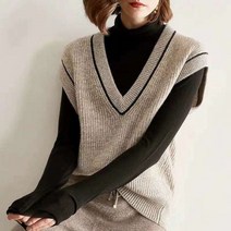 단톤조끼 무스탕 오버핏 여자 경량 홈쇼핑 패딩 조끼 니트 키작녀 데이트룩 따땃 빅사이즈 아우터