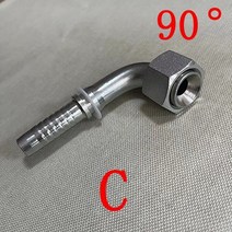 유압 피팅 메트릭 M10-M42 스레드 콘 호스 엔드 오일 파이프 커넥터 홀드 유형 튜브 고압, C bend_6MM to M14x1.5