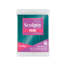 스컬피 프레모 57g (Premo 2oz) 전문가용 폴리머클레이, Peacock Pearl(펄 청녹색)
