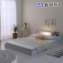 동서가구 네오 마이미 LED 조명 저상형 슈퍼싱글 퀸 침대 매트리스, 슈퍼싱글 침대프레임, 네오 40T 라텍스매트리스, 아카시아