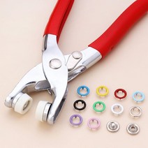 똑딱이펀칭기+똑딱 스냅단추펀치 단추펜치 단추 100p Wed, 똑딱이 펀칭기+단추 100p (2월 5일 순차적 출고)