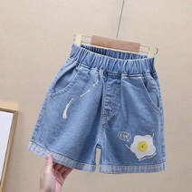 Ogfaour 계란후라이반바지/고무줄반바지/청반바지/건빵바지