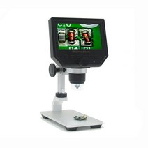 디지털 현미경 스탠드 4.3인치 납땜 확대경 실체현미경 전화 수리 600x3.6 백만마력, 1 Microscope A