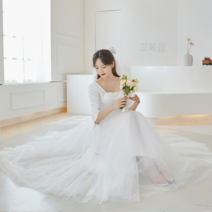 [교복몰] 웨딩드레스 A라인 벨 졸업사진 졸업사진컨셉 졸업스냅
