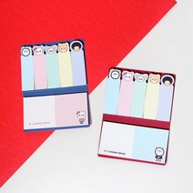 기타 바보사랑[비팬시]FILA휠라 워니프렌즈 2단 점착메모지, 단품, 선택:제니