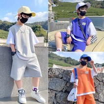 주니어 빅뱅 루즈핏 와플 상하세트 아동복 주니어복 남자아동복 남자주니어복 남아옷 남아의류 초등학생옷 초등 상하세트 남자아이옷 아동여름 주니어상하복