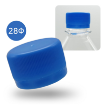 생수기본캡28mm(100ea)색상6종 페트병 전용뚜껑, 블루(100ea)