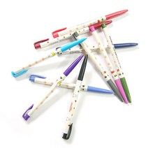 동아 미피 노크식 유성볼펜 0.5mm 낱자루, 옐로우그린