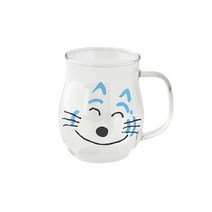 11piki no neko 11피키의고양이 머그컵 유리잔 카페 커피잔(bnsdJ39), 투명