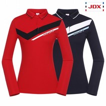 [JDX골프스포츠] [JDX] 여성 V배색 카라티셔츠 2종 택 1-X1RFTLW55