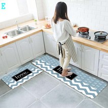 SKANDSALO 욕실 화장실 현관 발매트 북유럽 싱크대 러그 매트 미니 발판 오염방지, E
