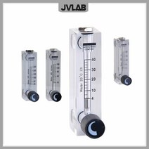 유량계 알람벨브 수도 계량기 PMMA Gas Flowmeter Air Flow Meter 1/4" BSP Female Square Panel Type, 03 5-50LPM