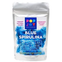 POP JOY 스피루리나 블루 파우더 슈퍼푸드 50g / POPJOY Vibrant 100% Blue SPIRULINA Powder 1.76oz