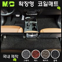 2022년 폭스바겐 뉴 티구안 확장형 코일매트, 코일매트색~(그레이), 구성~ [1열+2열(일체형)+트렁크]