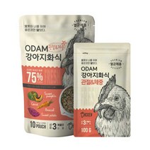 오담 강아지화식 그레인프리 홀리스틱 기능성사료 멸균 관절&체중 치킨 1kg