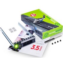 WORKDONE 3.5인치 하드 드라이브 캐디 - 델 PowerEdge 서버와 호환 - 14세대 R440 R540 R640 R740 R740xd2 R6415 R7425 등 - 밝은, 1-PACK