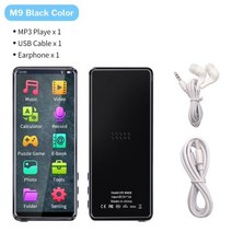 동영상플레이어 MP4 MP3 블루투스 터치 플레이어 음악 비디오 재생, m9 블랙 8기가바이트, 8GB, m9 블랙 8기가바이트, M9 블랙 8GB
