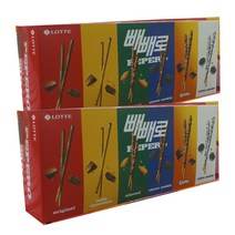 코스트코 롯데 빼빼로모음508g(6종 X 2팩 총12개) X 2개 총24개