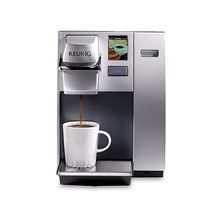 Keurig K155 Office Pro 상업용 커피 메이커 1인용 K-컵 포드 브루어 은색 초대형 90 Oz. 저수지